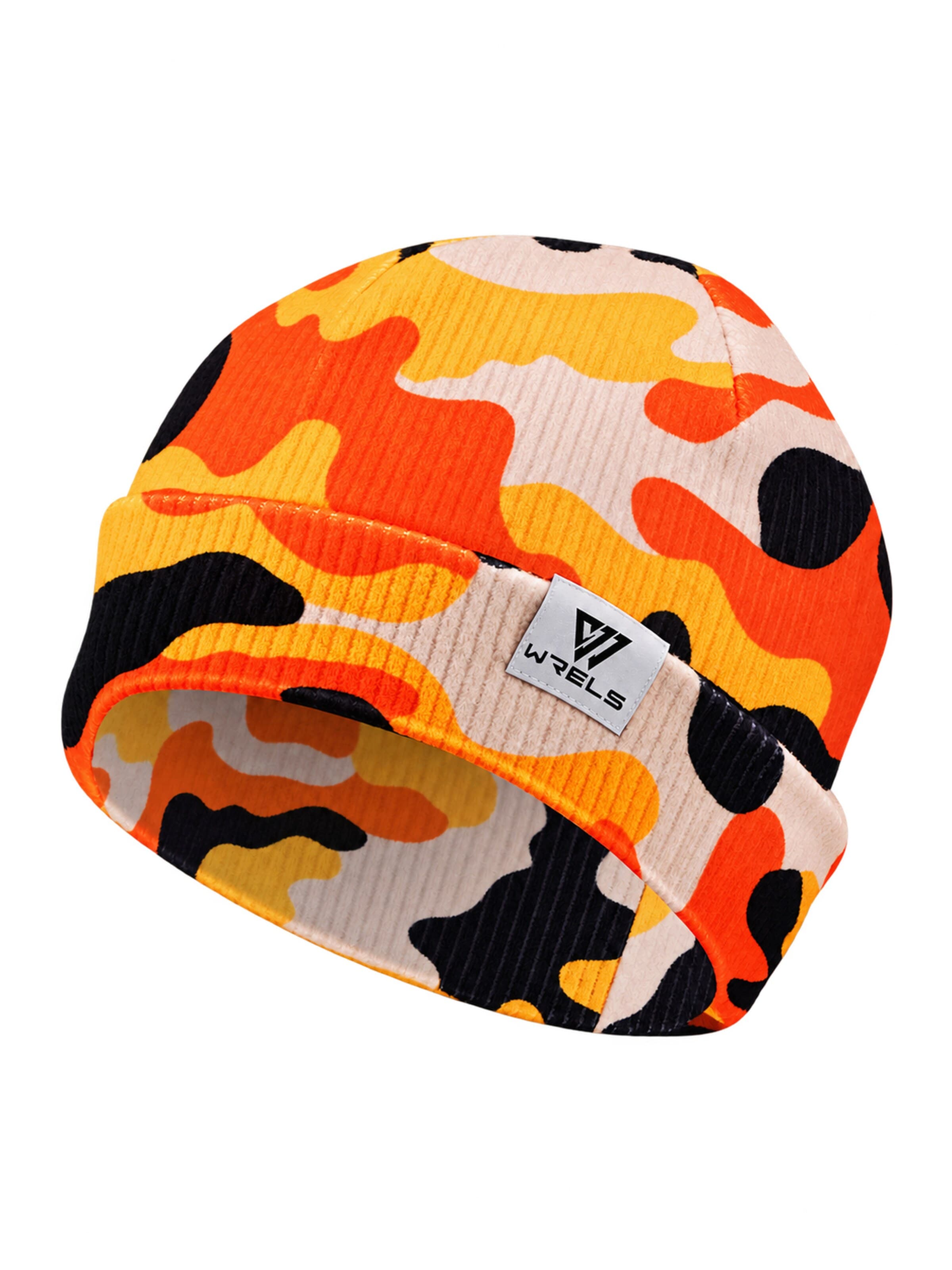 Rune Beanie in Orange: front