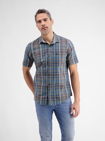LERROS Regular fit Button Up Shirt in Blue: front