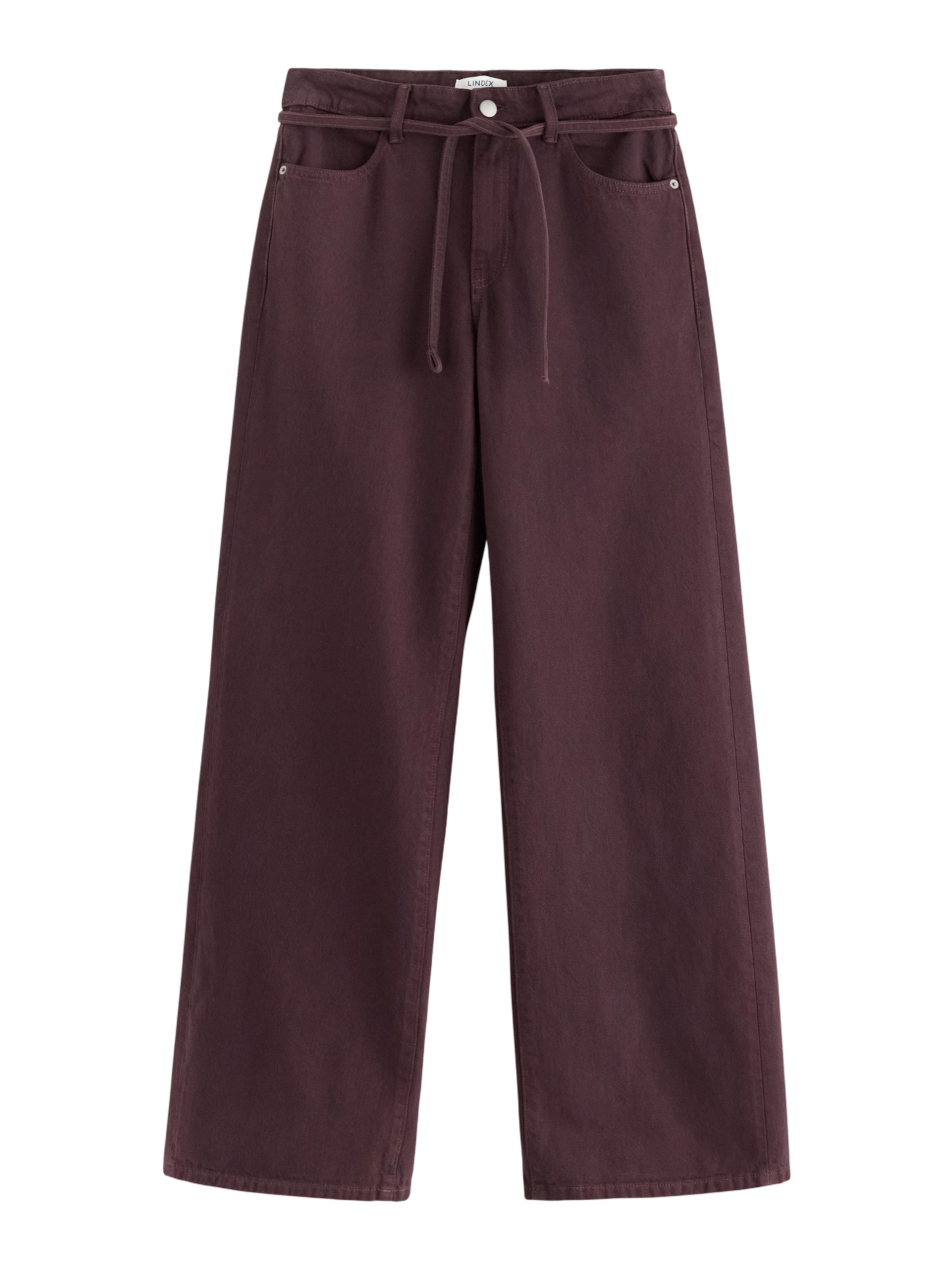 Lindex - Loosefit Vaquero 'Johanna' en rojo: frente