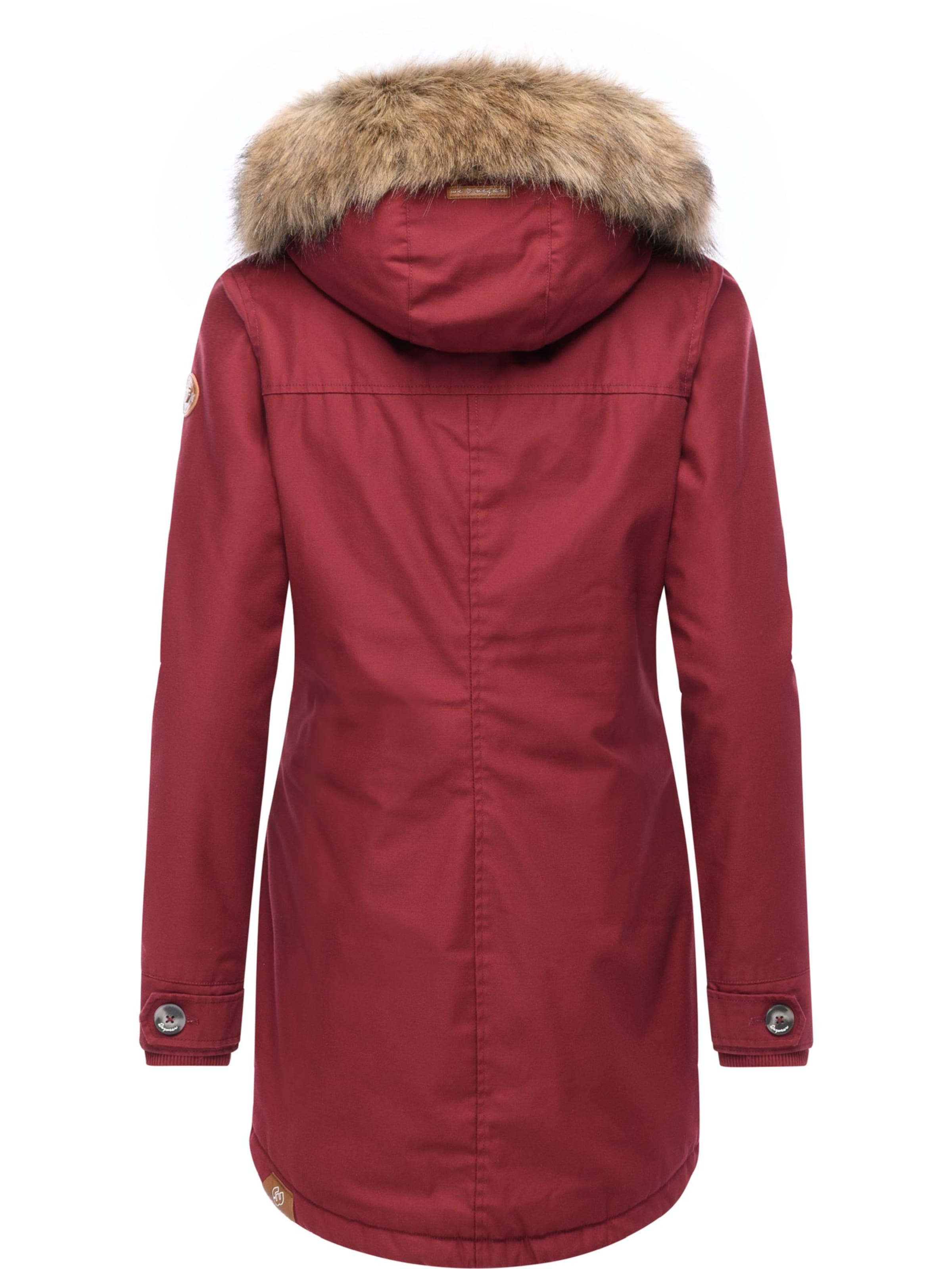 Ragwear Зимняя куртка 'Jane' в Красный