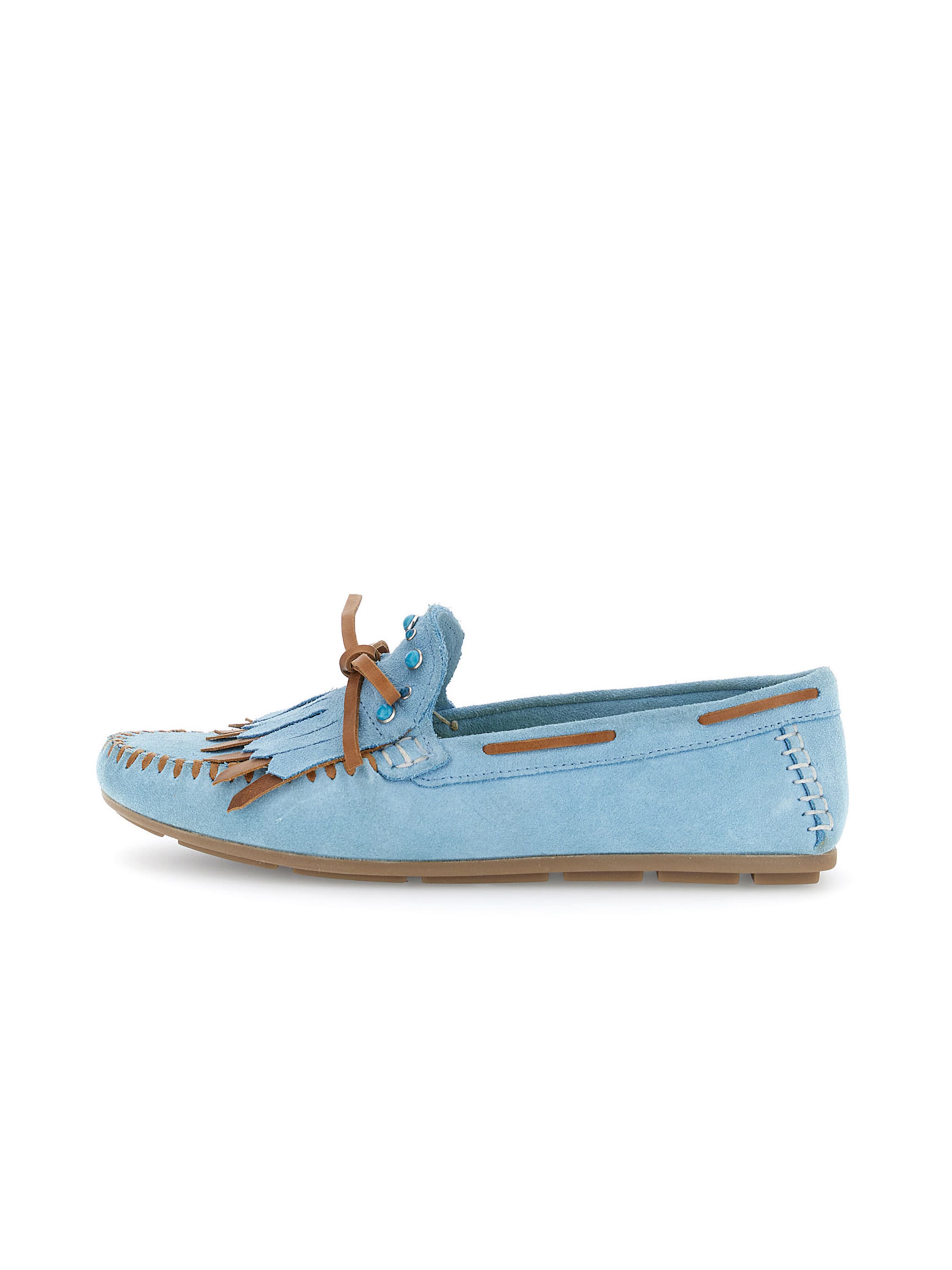 Mocassino di CAFè NOIR in blu: frontale