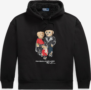 juoda Polo Ralph Lauren Megztinis be užsegimo: priekis
