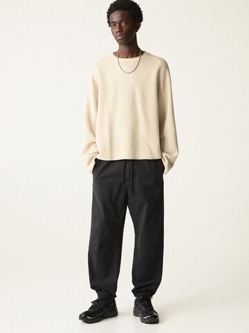 Pull&Bear Tapered Pants in Black