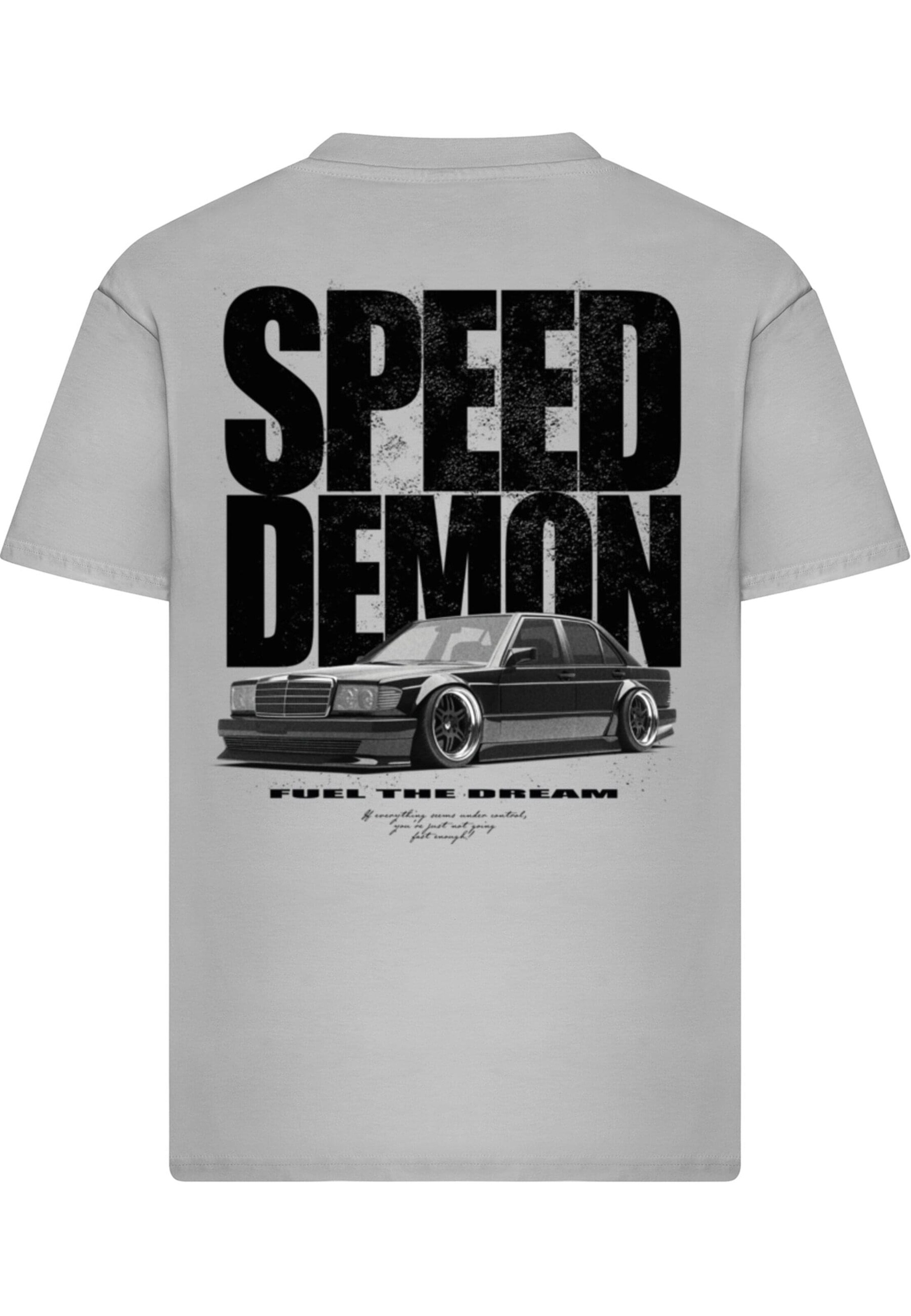 Mister Tee - Camisa 'Speed Demon' em cinzento