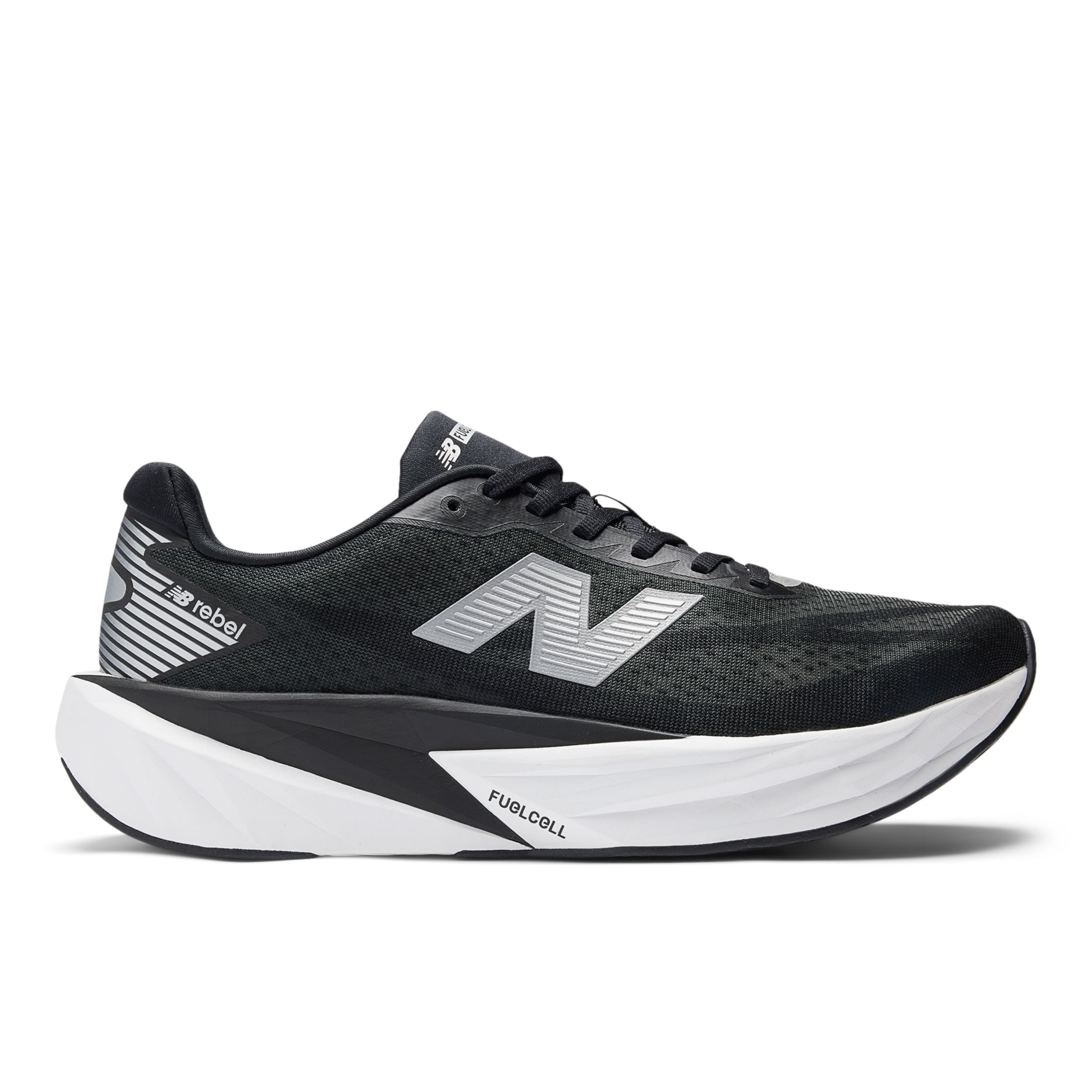 new balance Chaussure de course 'Rebel v5' en noir / blanc, Vue avec produit