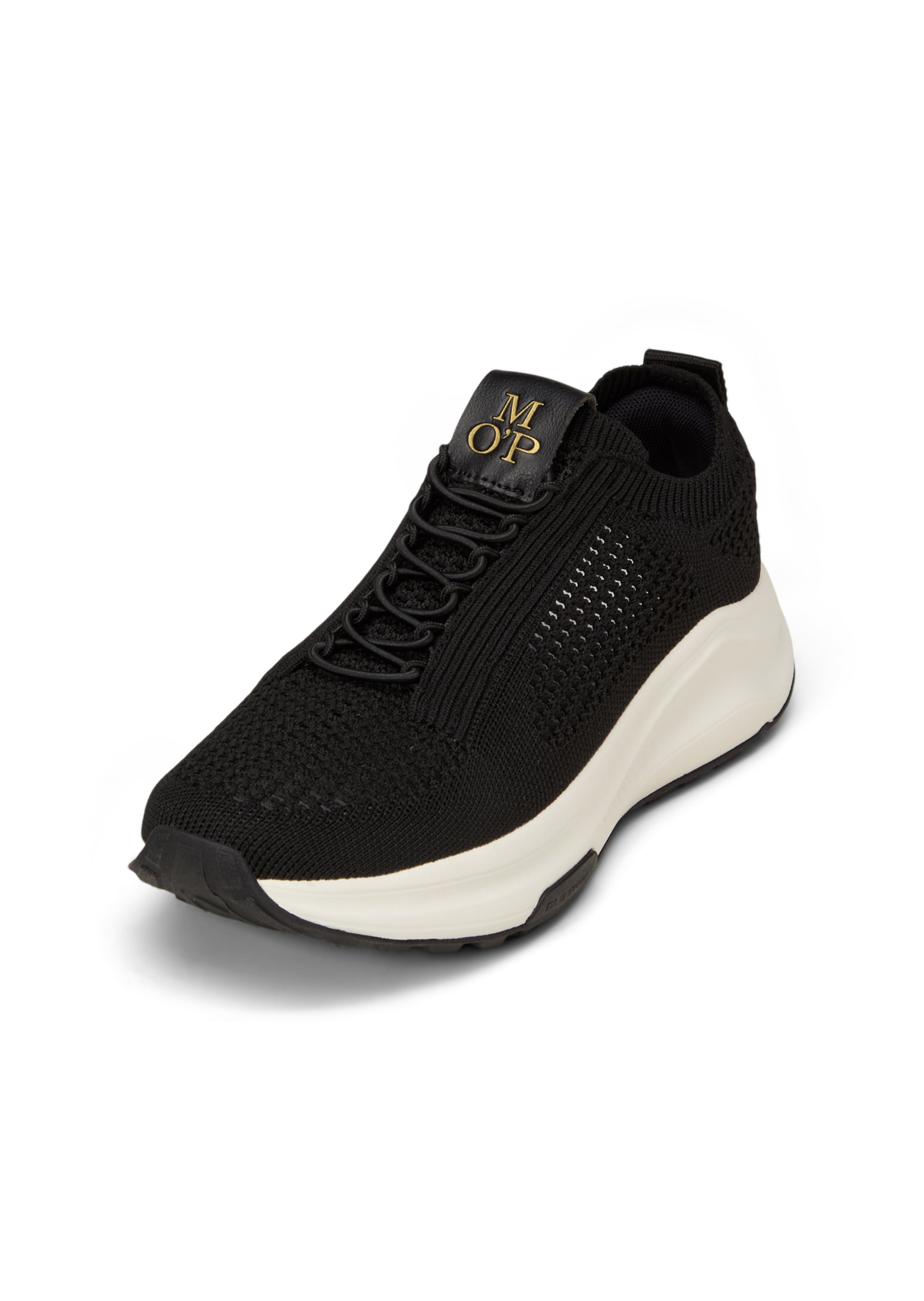 Marc O'Polo Platform trainers 'Liv' in Black: front