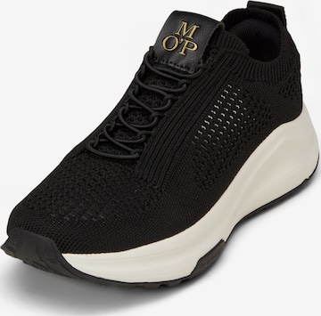 Baskets basses 'Liv' Marc O'Polo en noir : devant