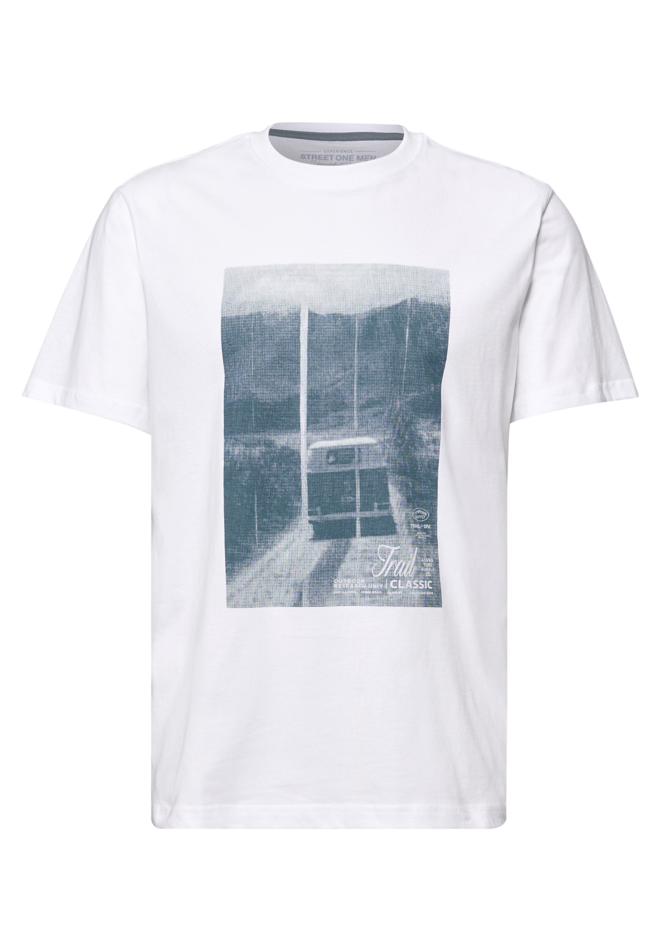 Street One MEN T-Shirt in Weiß: Vorderseite