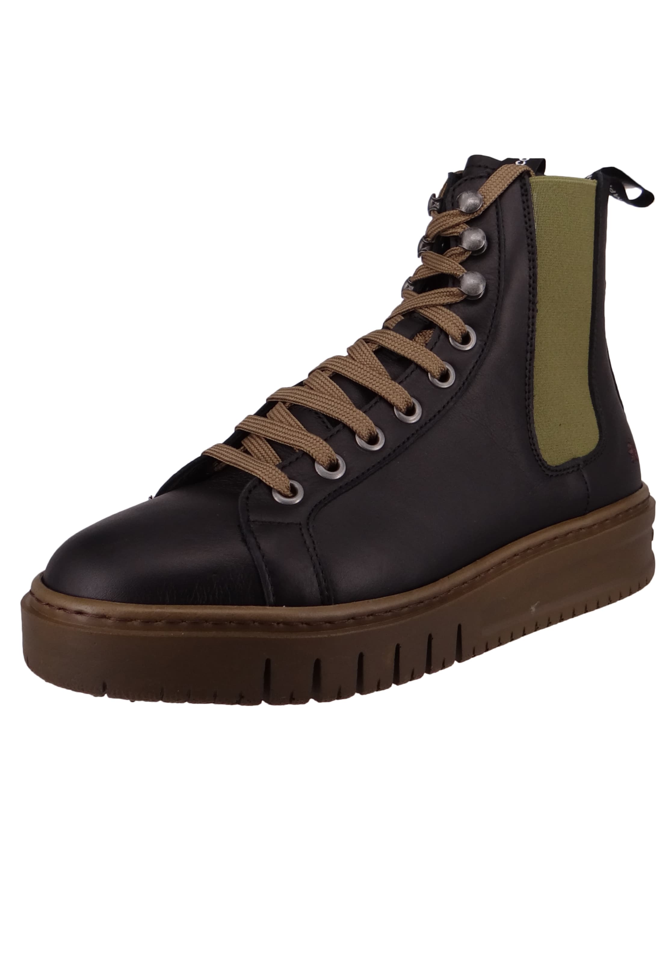 ART - Botim com fivela em preto: frente