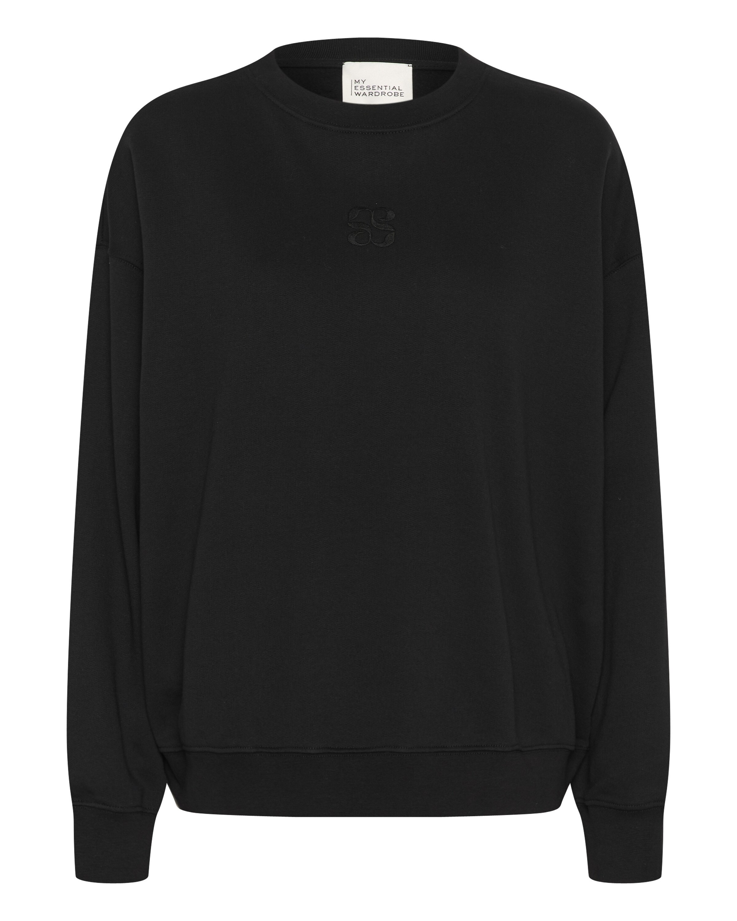 My Essential Wardrobe Свитер 'Diego' в Черный: спереди