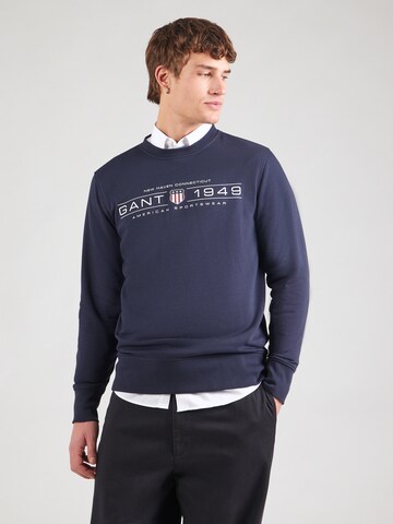 GANT Sweatshirt in Blauw: voorkant