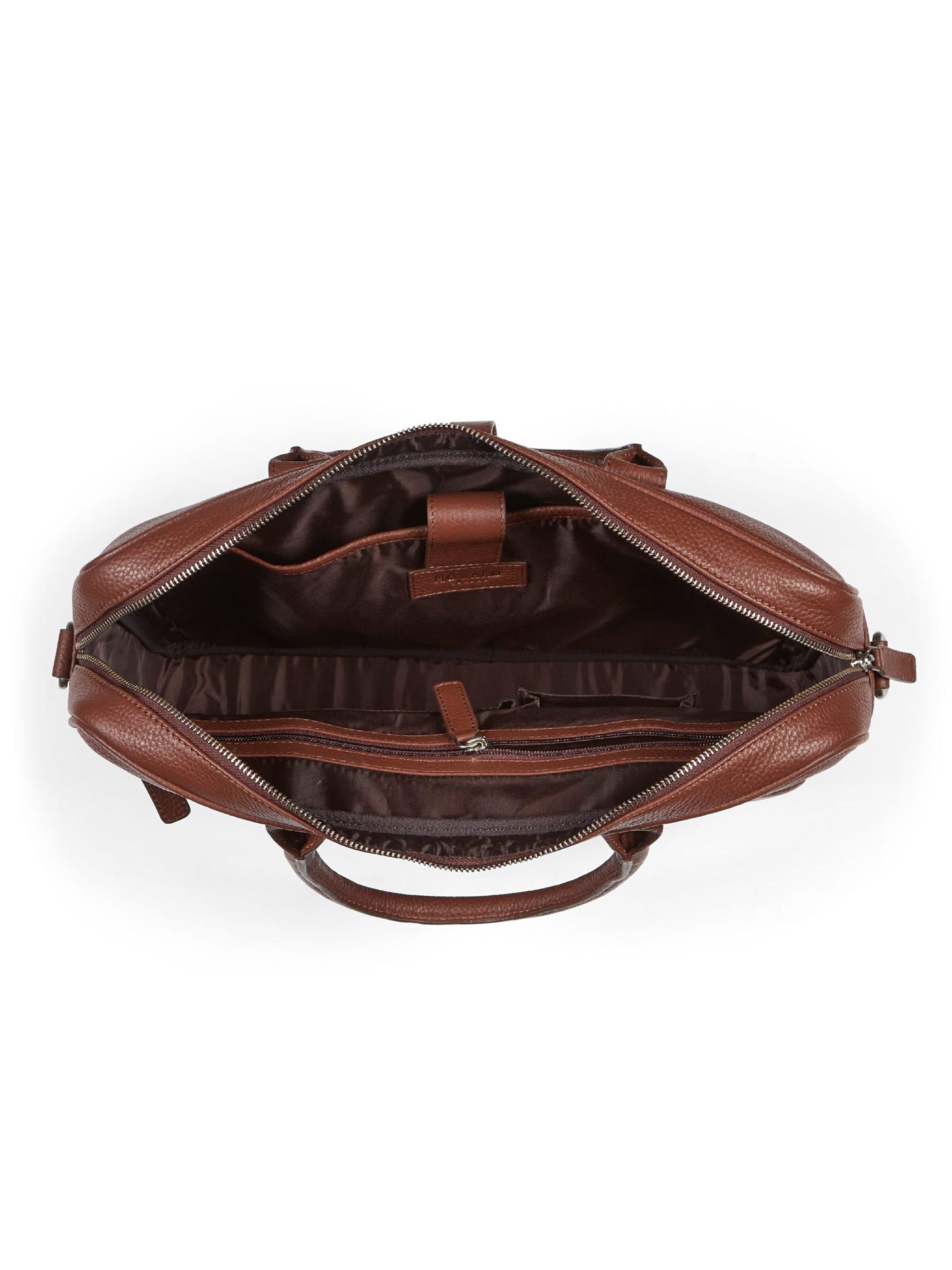 Howard London Laptoptaske 'Laptop Bag Sam Brown' i brun