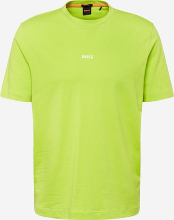 BOSS Orange Shirt 'Tchup' in Green: front