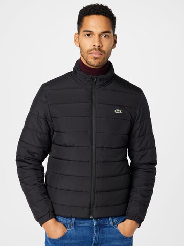 Veste mi-saison LACOSTE en noir : devant