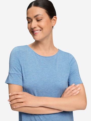 Chemise de nuit ' Natural Elegance ' Hanro en bleu