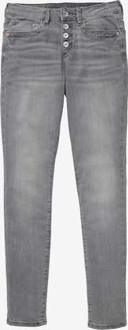 Coupe slim Jean TOM TAILOR en gris : devant