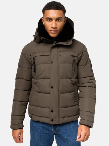 STONE HARBOUR Winterjacke 'Witaas' in Braun: predná strana