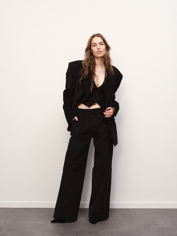 RÆRE by Lorena Rae - Loosefit Calças em preto