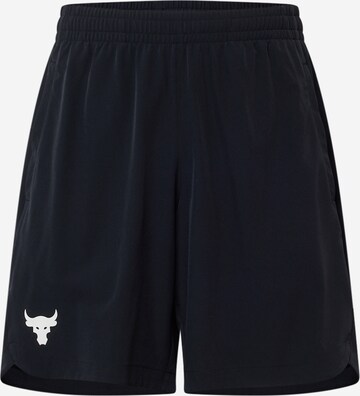 UNDER ARMOUR Regular Sports trousers in Black: front