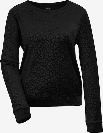 MADELEINE Sweatshirt in Schwarz: Vorderseite