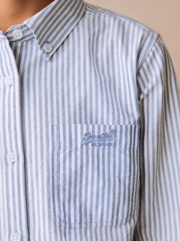 Superdry Regular fit Overhemd in Blauw