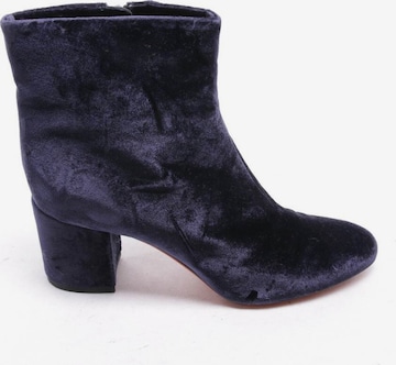 Santoni Dress Boots in 37 in Blue: front