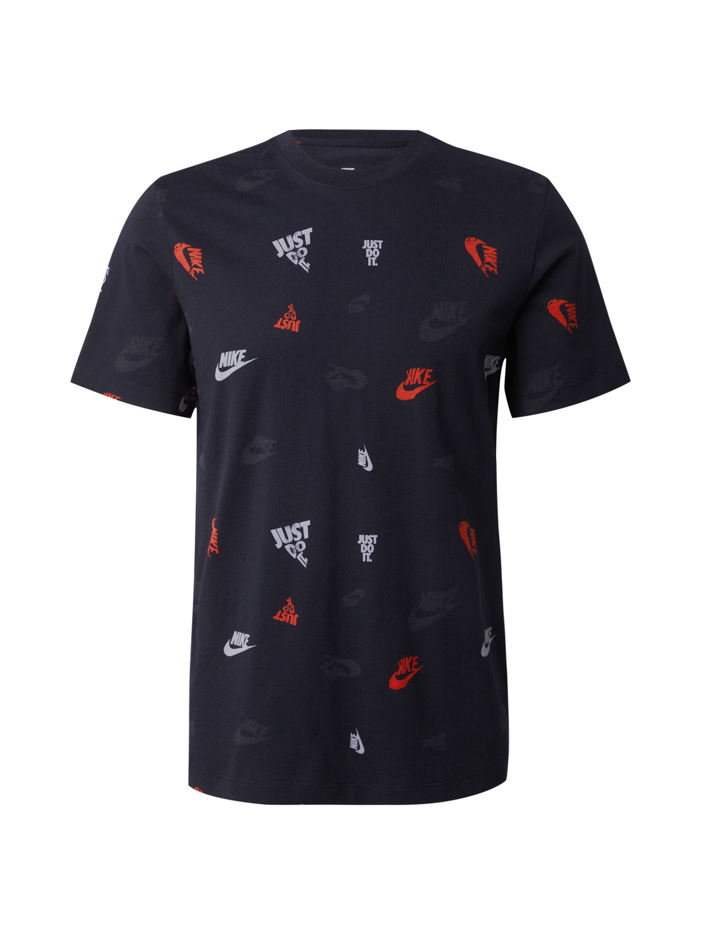 Nike Sportswear Póló - fekete: elől