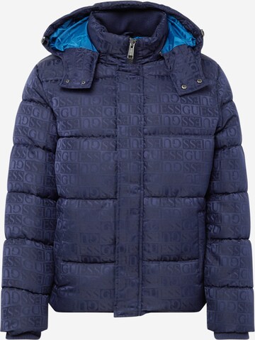 GUESS Winterjas in Blauw: voorkant