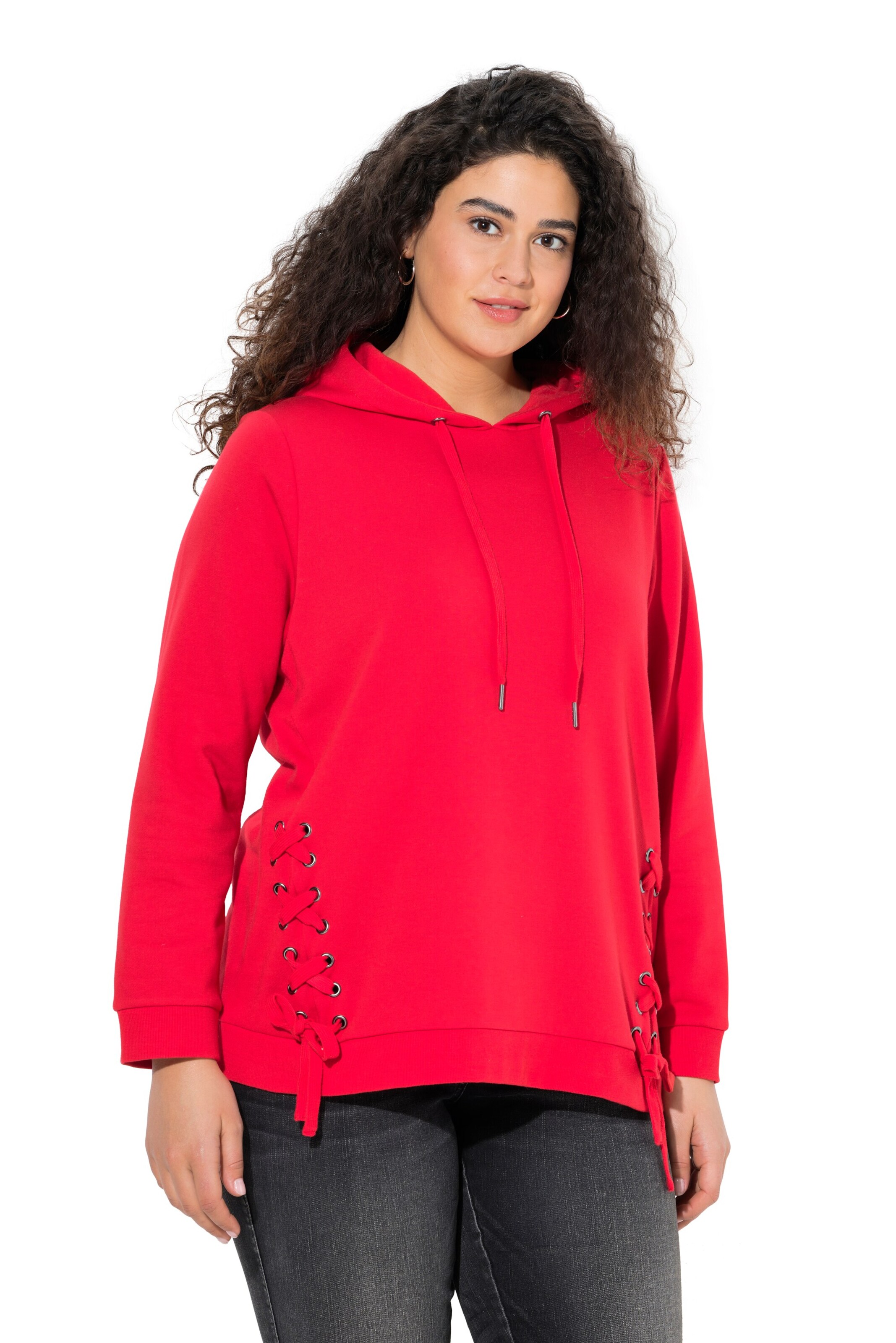 Ulla Popken Sweatshirt in Red: front