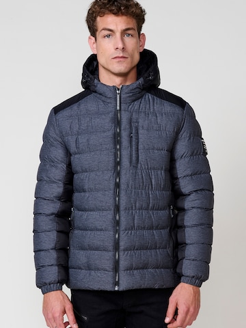 Veste d’hiver KOROSHI en bleu : devant