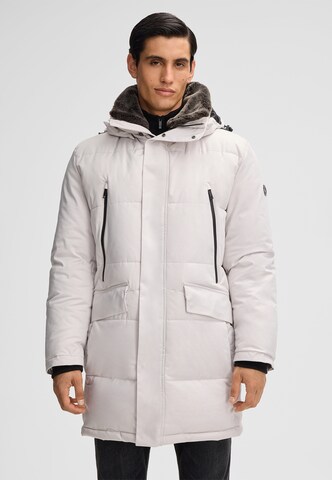 Parka d’hiver 'Ambience' STRELLSON en blanc : devant