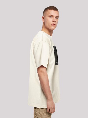 F4NT4STIC Shirt 'Belgium Belgien Flagge' in Beige