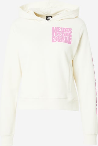 THE NORTH FACE Sweatshirt 'MOUNTAIN PLAY' in White: front