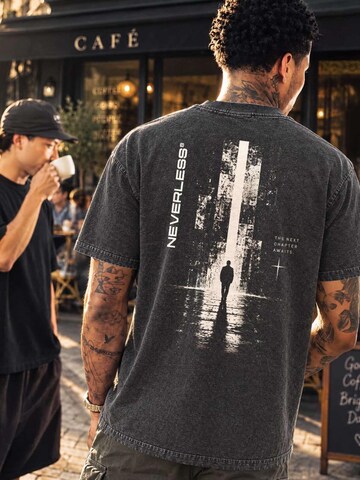 Neverless Shirt 'the next chapter awaits.' in Grey