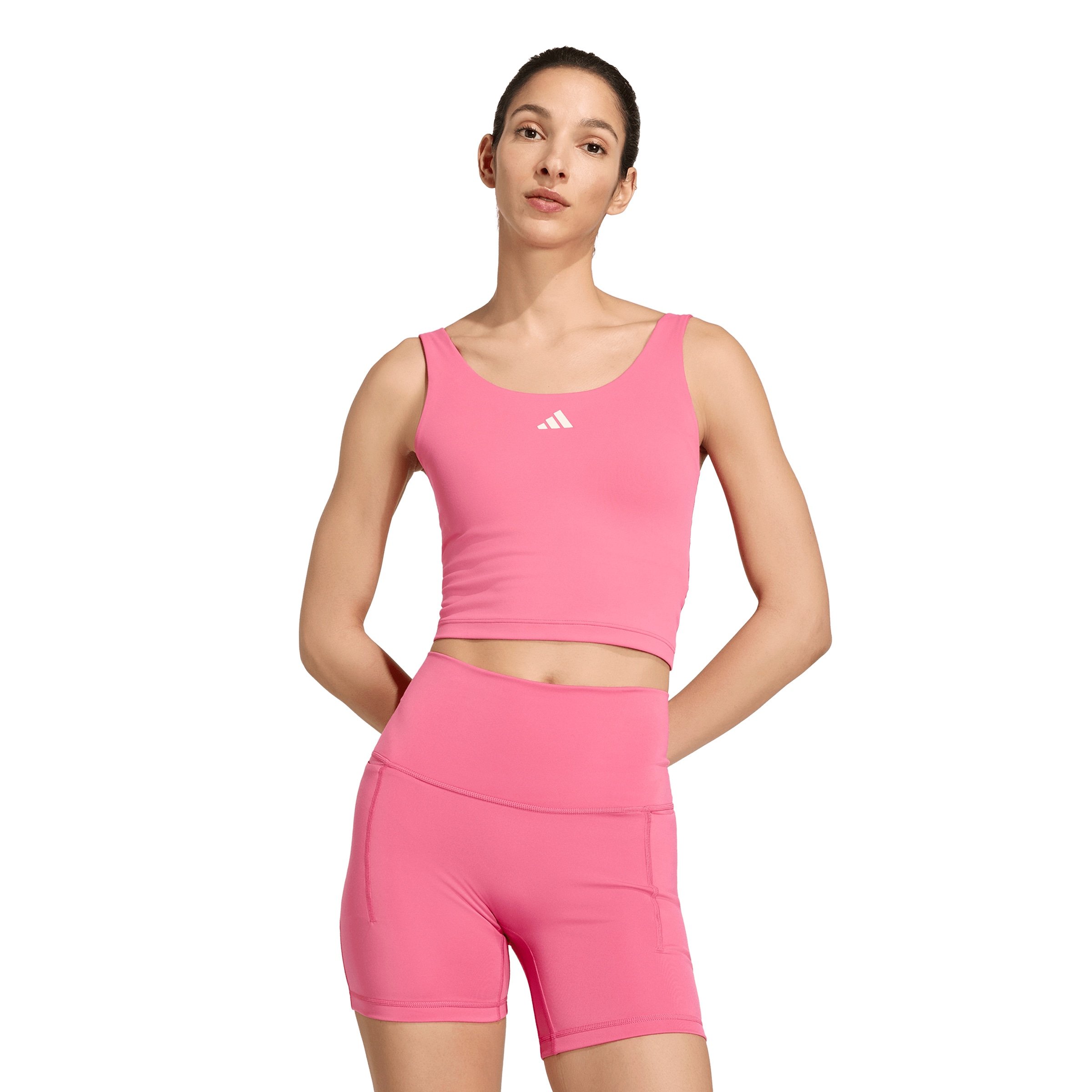 ADIDAS PERFORMANCE Bralette Sports top 'Studio All Me' in Pink: front