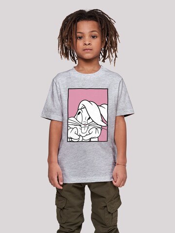 F4NT4STIC T-Shirt 'Looney Tunes Bugs Bunny' in Grau: predná strana