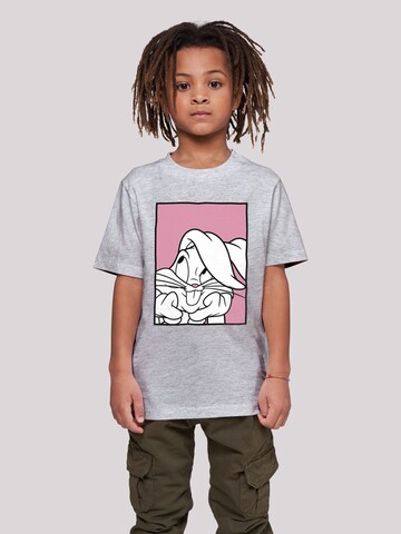 F4NT4STIC Shirt 'Looney Tunes Bugs Bunny' in Grijs: voorkant