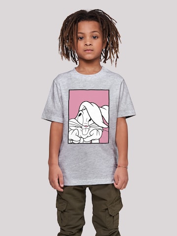 F4NT4STIC Shirt 'Looney Tunes Bugs Bunny' in Grey: front