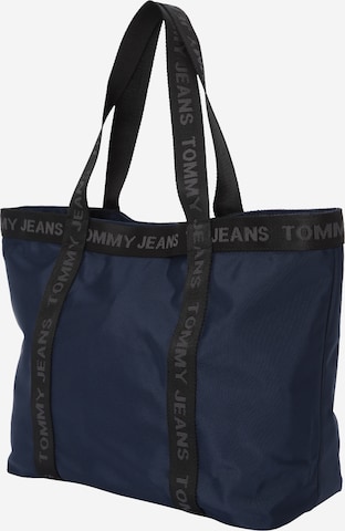 Tommy Jeans Nákupní taška – modrá: přední strana