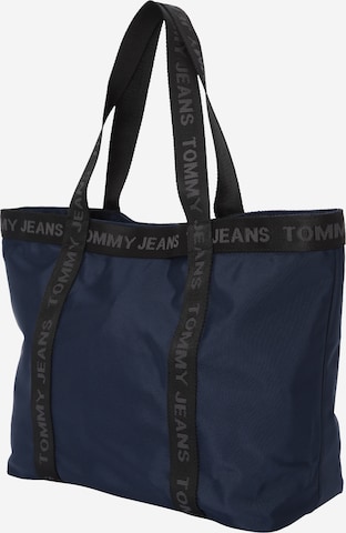 Tommy Jeans Shopper in Blauw: voorkant