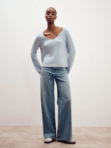 ABOUT YOU x Marie von Behrens Sweater 'Fenja' in Blue