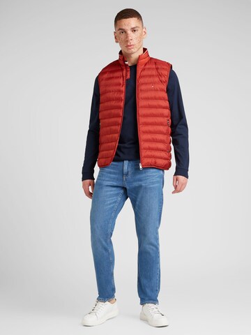 TOMMY HILFIGER Regular Weste in Rot