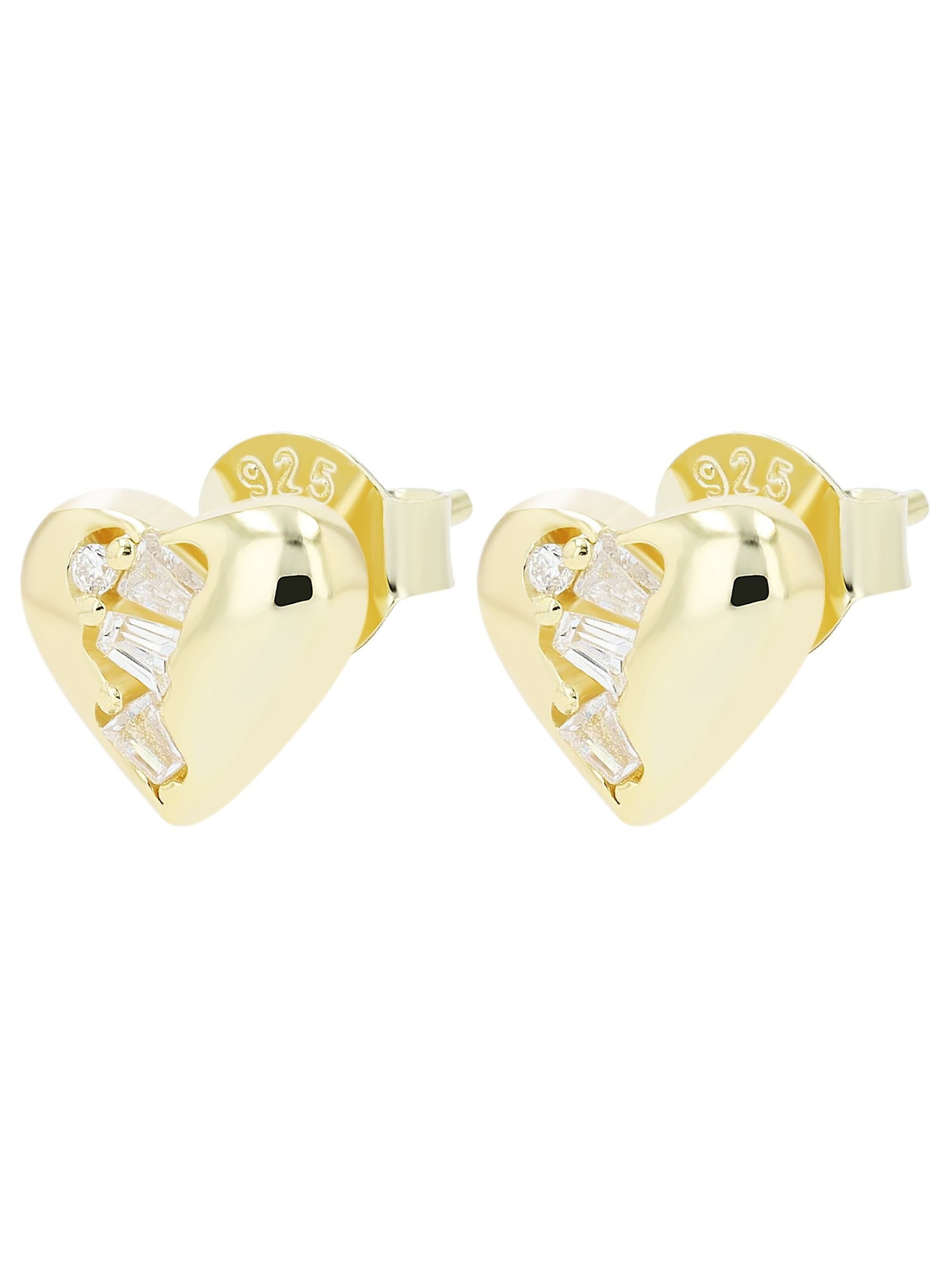 Akzent Earrings '"Aisling" aus 925 Sterlingsilber, rhodiniert, langlebig' in Gold