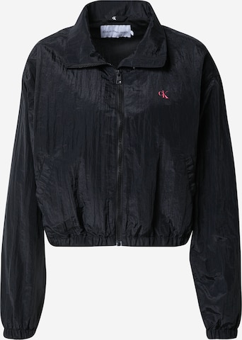 Calvin Klein Jeans Windbreakerjacke in Schwarz: predná strana