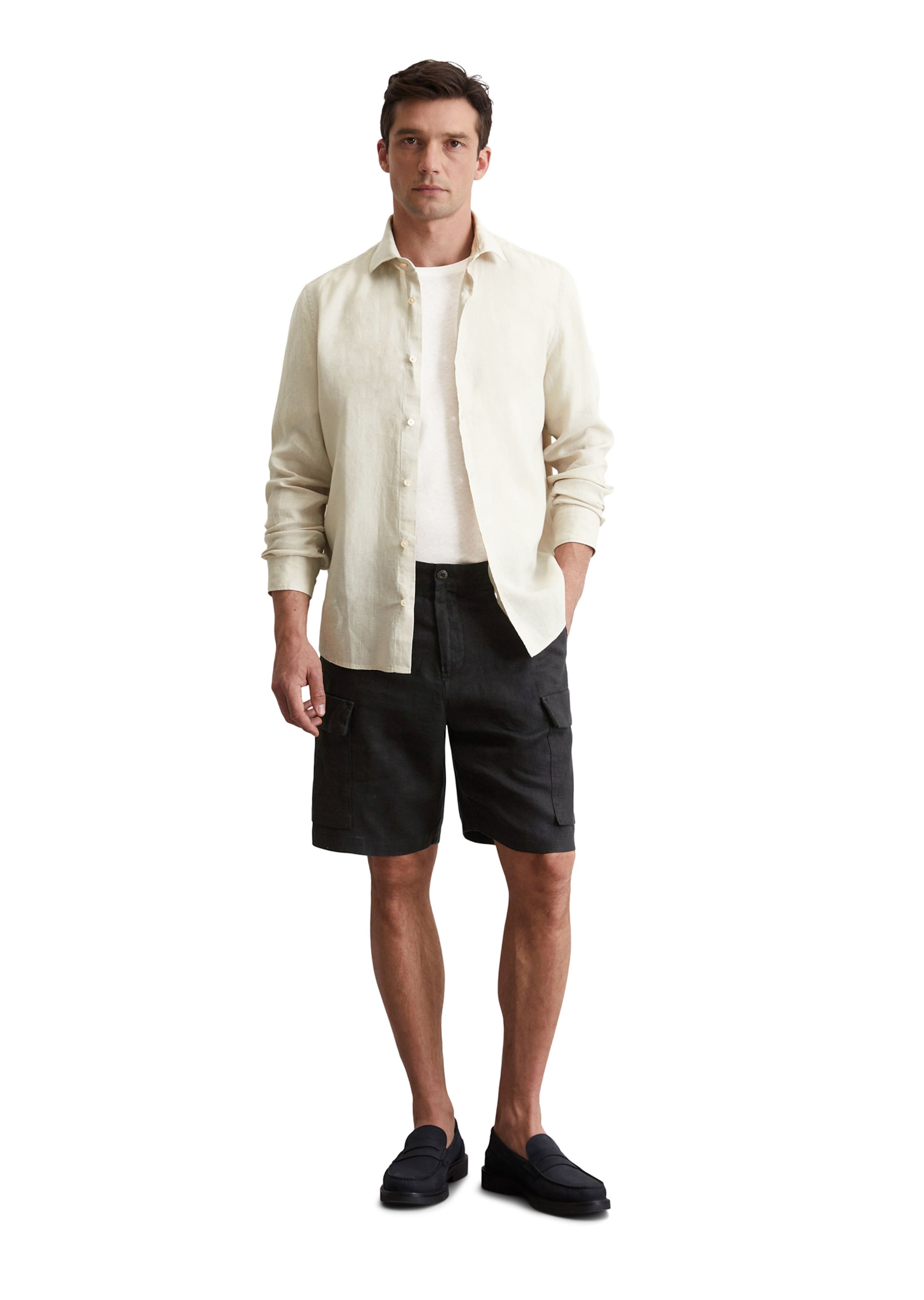 Marc O'Polo Regular fit Overhemd in Beige