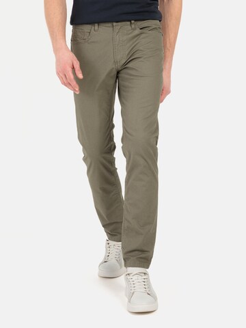 CAMEL ACTIVE Slim fit Pants 'Madison ' in Green: front