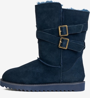 Gooce Snowboots in Blauw: voorkant