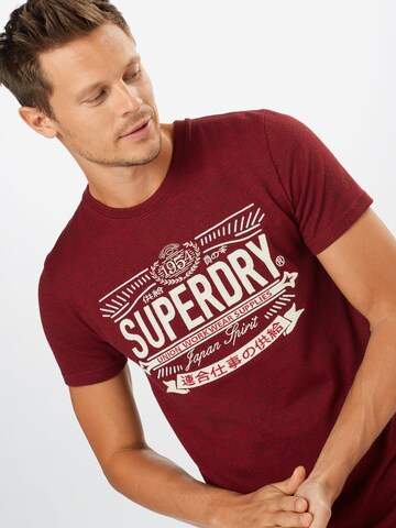 Superdry Shirt in Rood