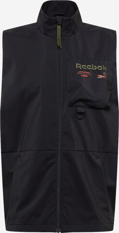 Gilet Reebok en noir : devant