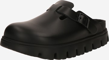 Saboți 'Boston' de la BIRKENSTOCK pe negru: față